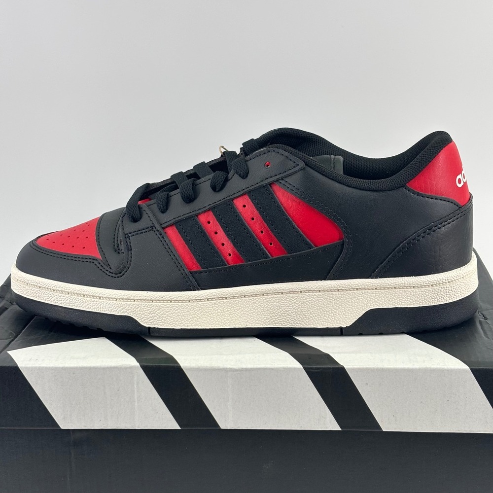 Adidas Break Start Sneakers Men 7 Women 8 Black Red JR1440 New Basketball Shoes